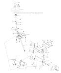 Page D Diagram and Parts List for WE12538K  Weed Eater Lawn Tractor